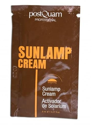 PostQuam Attivatore Abbronzatura per Lampade UV – 100 Bustine Monodose da 8 ml (2 x 50) – Trattamento Intensificante Senza SPF per Solarium
