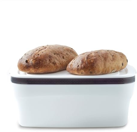 Tupperware BreadSmart Large - Brotkasten groß - Frischhaltebox für Brot & Gebäck - Brotbox mit Belüftung, BPA-frei - hält Backwaren länger frisch & verhindert Schimmel - Brotaufbewahrung, Brotbehälter