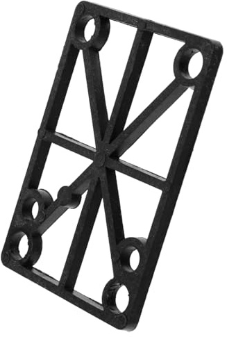 YARNOW Almohadilla Durabilidad de Amortiguadora Patineta Absorción Plastico Negro de Impactos y Accesorios Deportivos