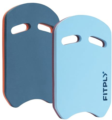 Fitply 2PCS Kick Board Swim for Adult & Kid - High Buoyancy Swimming Kickboard, EVA Material, BPA Free, Swimming Training Aid for Pool & Open Water, Kickboard Adult Swim Training, Safety Board