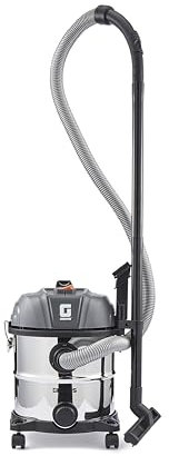 GEEPAS Wet & Dry Vacuum Cleaner 240V | 20L Iron Tank 19Kpa Suction HEPA Filter 4.5m Cable Portable Cord Storage | Powerful Blow Function for Car Garage Workshop Cleaning Carpet | 2 Year Warranty 1400W