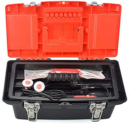 Snowflyk Caja de Herramientas de Almacenamiento Caja de Herramientas portátil Caja de Almacenamiento de Hardware de Mano para el hogar Estuche de Herramientas de reparación de Doble Capa Electricia