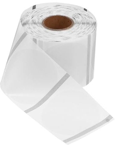 SEWACC Weißes Thermodirektetiketten Perforiert Versandetiketten Für Kompaktdrucker Verschleißfeste Pvc-etiketten