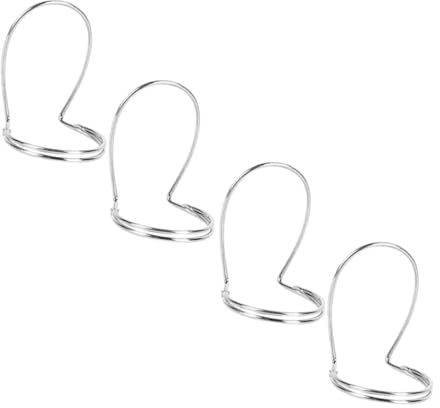 SECFOU Hohles Finger Pick aus Metall für Banjo und Gitarre Ergonomische und Zeigefinger Plektren 4 Stück Zubehör für Bass und Folkmusik