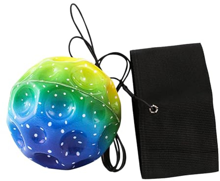 Generisch Handgelenkbälle An Einer Schnur, Rebound-Bälle Mit Armband, Elastischer Rückprallball An Einer Schnur, Sport-Handgelenkball, Lustiges Einzelspieler-Spielzeug, Verbessert Die Koordination