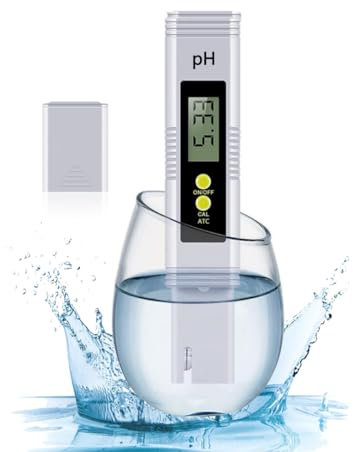 Ph wert messgerät Pool ph messgerät Testbereich 0-14 PH, digitales PH-Messgerät für Wasser, geeignet für Aquarien, Hydroponik, Schwimmbäder, Trinkwasserqualitätsprüfung, etc.
