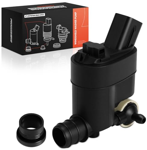 Frankberg Windscreen Washer Pump Windshield 3-Pin Compatible with Tucson TL TLE 1.6L Kona OS OSE OSI 1.0L i20 PB PBT 1.3L i20 GB IB 1.0L i20 GB IB 1.3L Replace# 98510M4000