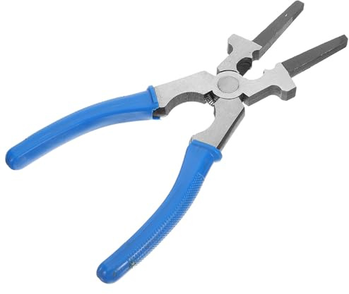 DIKACA Pinza per Saldatura 220Mm Impugnatura Blu Morsetto Multiuso Compatto e Leggero per Riparazioni Auto e Saldatura Domestica Utensile Verticale Ergonomico per Manutenzione