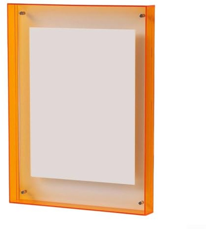 Transparenter Acrylrahmen, eine funktionale und ästhetische Option für Ihre Foto-Display-Bedürfnisse (blau)