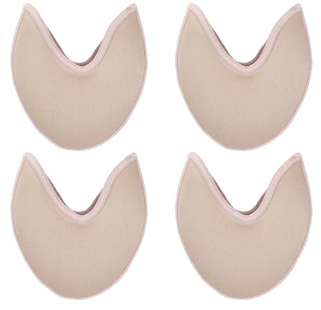HAMPPLIES 2 Paires Coussinets de Protection pour Orteils de Ballet Tissu Tricoté Souple Antidérapants et Élastiques Adaptés Aux Femmes et Filles pour Danse et Soins