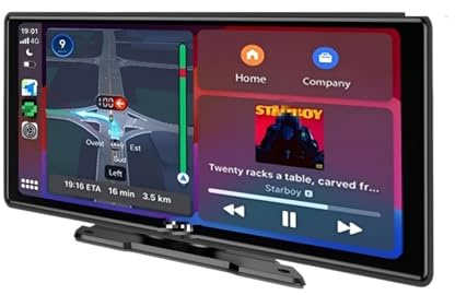 Sistema de navegación del Coche Camiones y SUV con Radio, Pantalla táctil, GPS, Wi-Fi, CarPlay, Android Auto, Bluetooth, MirrorLink FM(Carplay)