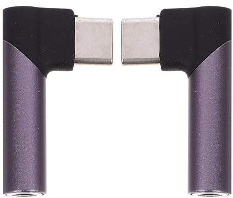 HOMOCONO Adaptador USB- Auxiliar 2 Piezas Aleación de Ligera Compatible Auriculares Cable Tipo para Tablet y Teléfono