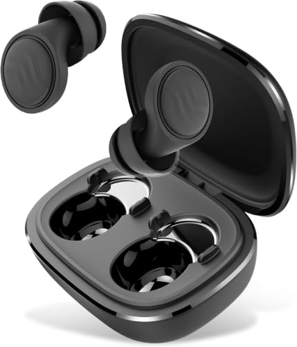 Tapones oidos ruido dormir, tapones oidos cancelacion de ruido Reutilizables con 7 pares de almohadillas de silicona, tapones para dormir para estudiar, concentrarse, viajar y asistir a conciertos