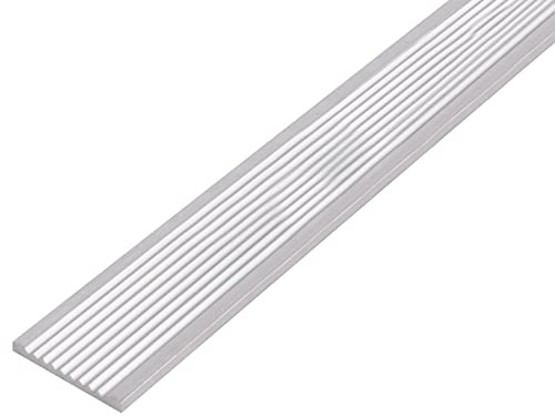 Alberts 463144 Flachleiste | Aluminium, silberfarbig eloxiert | 1000 x 40 mm