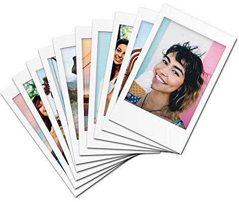 Shot2go Lot de 10 Mini aimants Photo Auto-adhésifs pour Fujifilm Instax Mini Impressions instantanées 54 x 86 mm