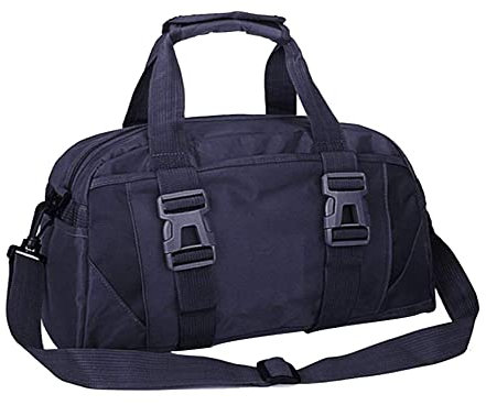 Sport Turnbeutel für Frauen Yoga Tasche Ballett Tanz Duffle Bag für Mädchen Übernachtungstaschen für Mädchen Wochenendtaschen (L, Schwarz), Schwarz , L