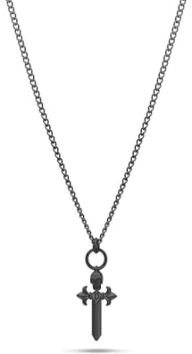 Police Herren-Kette Edelstahl One Size Schwarz 32017136
