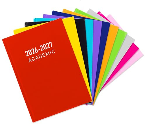 Schülerkalender 2024/2025, A5, Wochenansicht, Schulplaner, Schüler, Lehrer, Jahr w2v - Rot