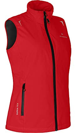 Bergson Helli Thermo Weste | Damen Regenweste, Netzfutter, 12000 mm Wassersäule, Salsa [108], 40 - Damen