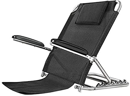 WRJAHCG RüCkenstüTze Komfort, rückenlehne Bett verstellbar,Bett RüCkenstüTze Sitzhilfe, RüCkenlehne 6-Positionen Verstellbar Bequem Mit Armlehnen FüR äLtere Patienten