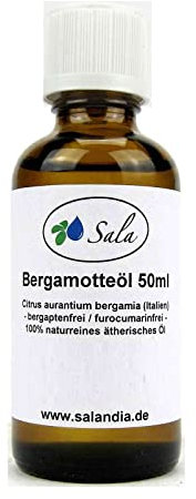 Sala Bergamotteöl furocumarinfrei bergaptenfrei ätherisches Öl naturrein (50 ml)