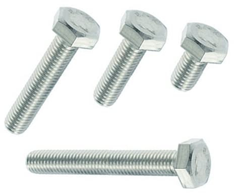 Montage-fix Sechskantschraube M10x1.25x40, Silber, Stahl 8.8, verzinkt, Außensechskant, DIN 961, BOLTS, Hardware/Bolts