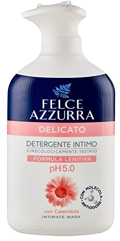 Paglieri Felce Azzurra Detergente Intimo Delicato Sanfter Intimreiniger Intimseife mit Ringelblume pH 5.0 Gynäkologisch Getestet 250ml