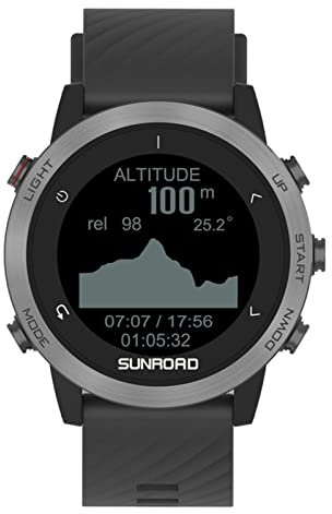 Irfora Gps Sports Watch,Gps Sports Watch Fitness Tracker Wrist Watch With Heart Rate Monitor 100M Water Resistant For Running Swimming Cycling Climbing