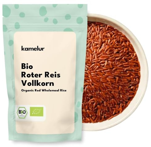 Kamelur Bio Roter Vollkorn Reis (1kg) roter Vollkorn Reis BIO, ohne Zusätze