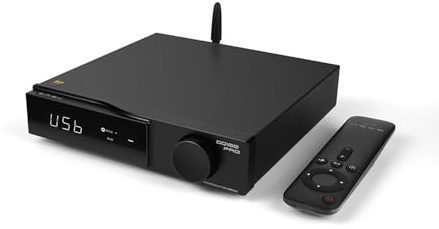 SMSL DO100PRO Digital Audio DAC High-End Chip ES9039Q2M XLR Balanced Line/RCA Single End Line Ausgang Bluetooth/USB/Optisch/Koaxial Eingang DSD512 PCM 768kHz/32Bit XMOS XU-316 mit Fernbedienung