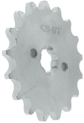 STI Pignone Anteriore per catena 420 Ø17mm 17 denti per 50cc 70cc 90cc 110cc 125cc 140cc 150cc 160cc Dirt Pit Bike Mini Bike ATV Quad
