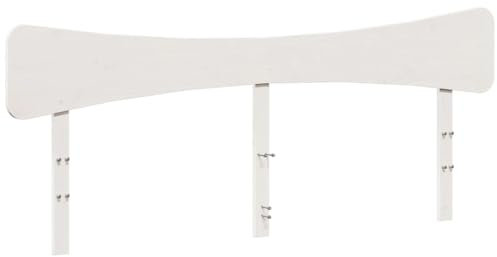 HETFTJN Rückenpolster Wand Wandkissen Wandpolster Bed Headboard - Kopfteil Weiß 180 cm Massivholz Kiefer für Bett Gästezimmer Herbergen Schlafräume