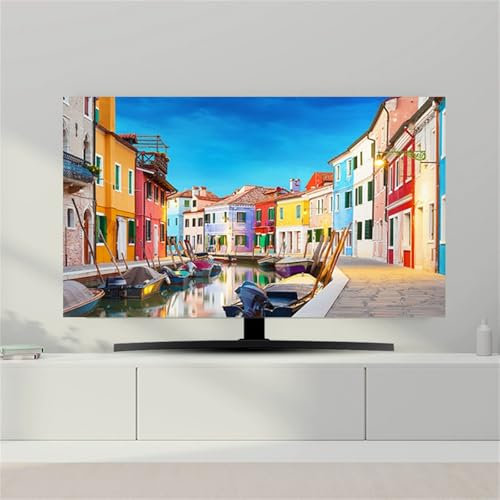 Hixingo TV Abdeckung Staubschutzhülle, 3D Landschaft Muster Schutzhülle Fernseher 32-80 Zoll TV Schutzhülle Fernsehabdeckung Fernseh Abdeckung Abdeckhaube für Fernseher (Landschaft,40-43inch)