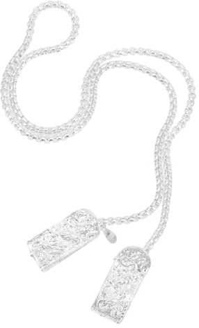 ifundom Lätzchenclip Legierung Silber Serviettenklammer Kompakt Und Korrosionsbeständig Leichter Lätzchenhalter Für Babys Und Masken