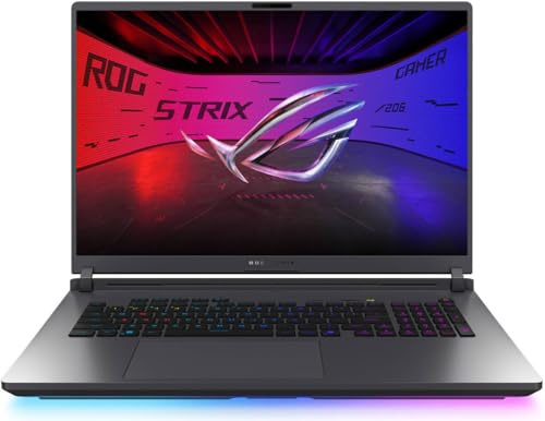 ASUS ROG Strix G18 Gaming Laptop (2025), NVIDIA RTX 5080 16GB GDDR7, Intel Ultra 9 275HX, 2.5K 240Hz Premium Rog Nebula Display, WiFi 7, 64 GB DDR5 RAM, 4 TB SSD, Win 11 Pro, Office24 & GizPro Dock