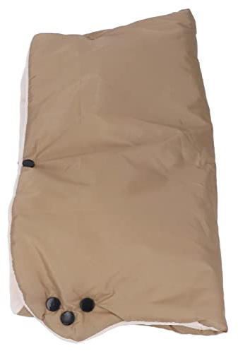 Fdit Kinderwagen-, Dickeres Oxford-Gewebe, Kinderwagen-Handmuff, Hält Warme für den Außenbereich, Kinderwagen (Golden)