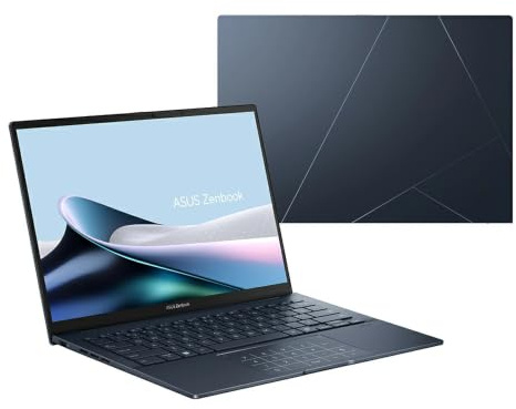 ASUS Zenbook 14 UX3405CA-SU1560W Intel Core Ultra 9 285H Computer portatile 35,6 cm [14] Touch screen 3K 16 GB LPDDR5x-SDRAM 512 GB SSD Wi-Fi 7 [802.11be] Windows 11 Home Blu (ASUS ZenBook 14 UX3405C