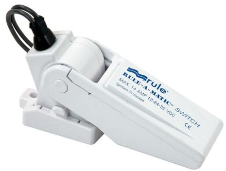 Rule 35A Marine Rule-A-Matic Switch - 12V Automatic Bilge Pump Switch - Mercury Free, Durable, Reliable, and Easy to Install