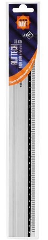 JPC 910645 Flachlineal aus Aluminium, 600 mm