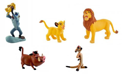 Bullyland König der Löwen alle 5 Figuren als Set