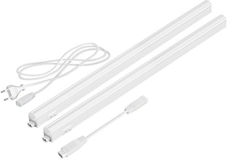 parlat LED Unterbau-Leuchten Rigel, je 57,3cm, je 880lm, weiß, 2er Set