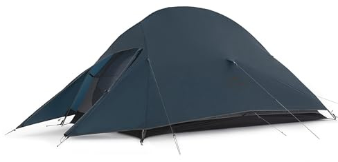 Naturehike Cloud-Up 2 Tienda de Campaña 2 Personas 3-4 Temporada Tienda Mochila Ligera (Actualizar Azul 20D)