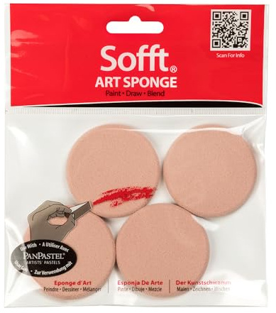 Sofft Tool 61042 - Esponjas redondas (4 unidades, para pasteles)