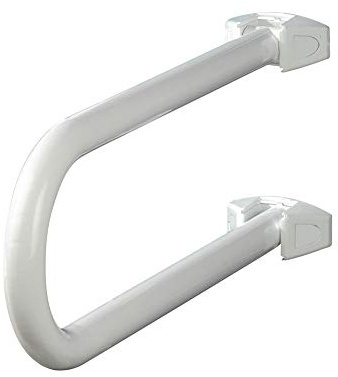 WENKO Badstützgriff Secura, Aluminium, 53 x 21 x 10 cm, Weiß