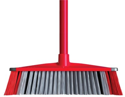 Vileda 3 Action Broom, Red