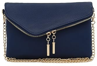 FashionPuzzle Women's Envelope Clutch Evening Bag Cross-Body Bags