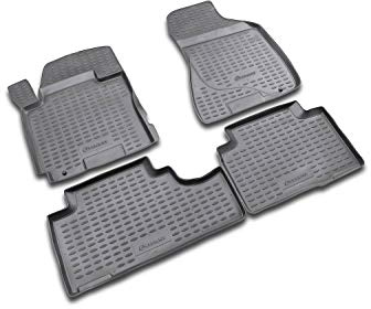 Element Gummimatten Passgenaue Fußmatten KIA Sportage 2004-2010 4tlg