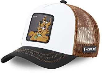 Capslab Scooby Scooby-DOO White Black Brown Trucker Cap