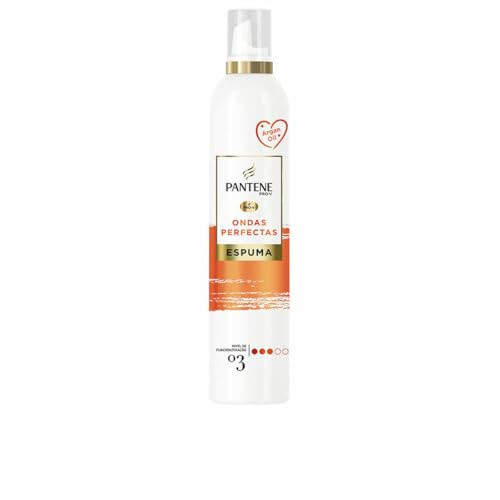 Pantene Pro-V Espuma Ondas Perfectas Nutritiva y Protectora del Calor, con Aceite de Argán, 300 ml