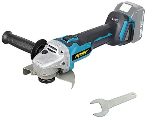 Mellif Akku Winkelschleifer für Makita Akku 18V, kabelloser Schleifer,100-125mm, bürstenloser Motor, Scheibenschutz(ohne Akku, ohne Ladegerät,ohne Schleifscheiben)